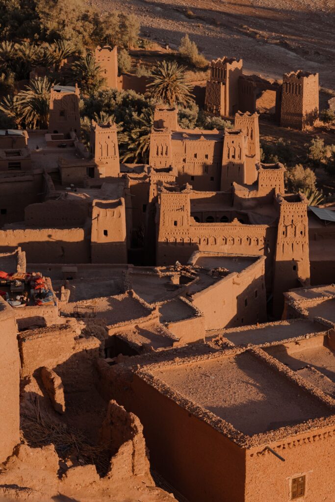 Explore the historic Ksar of Ait-Ben-Haddou, a UNESCO site in Morocco, with stunning adobe architecture.